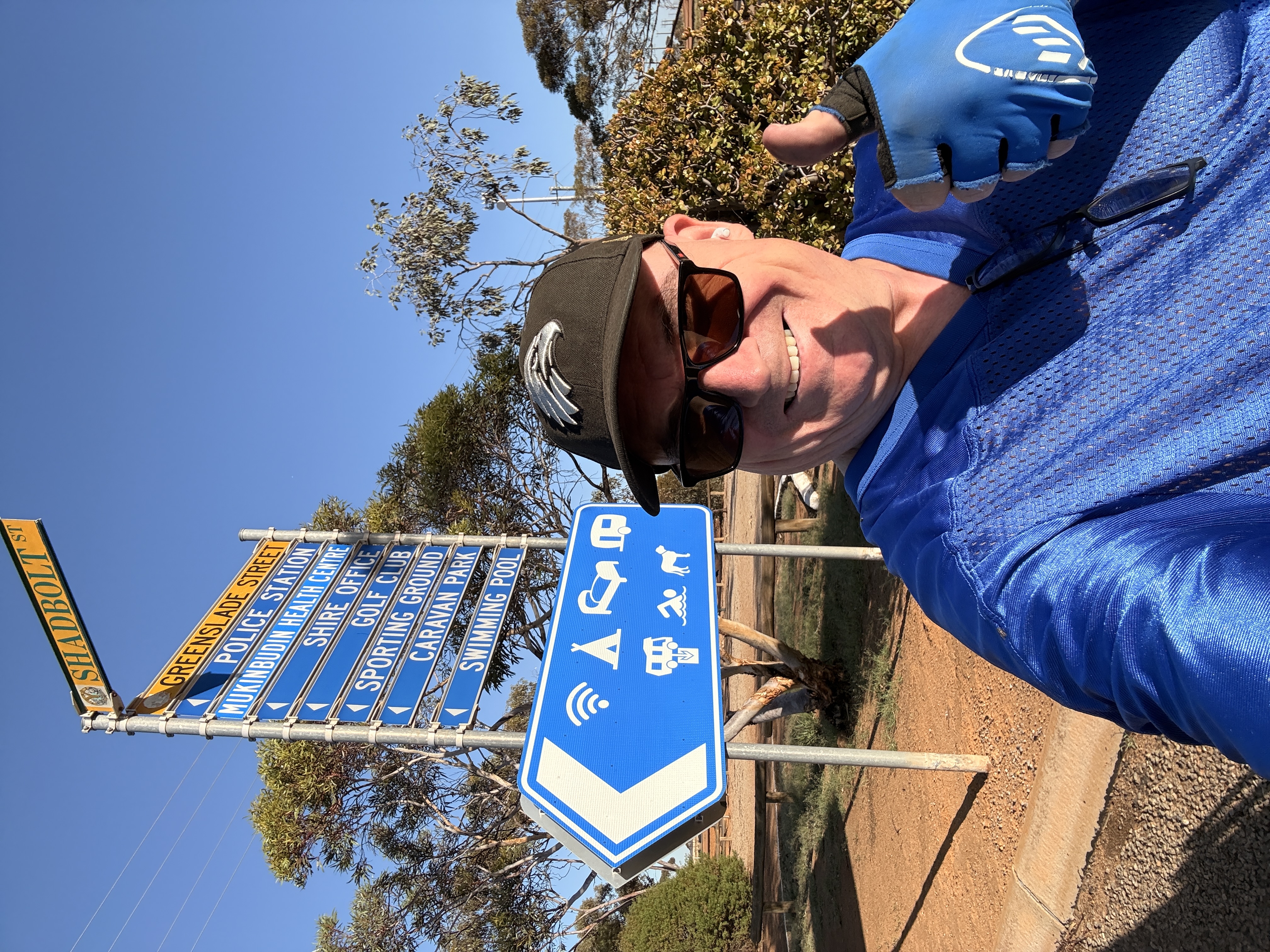 Outback town sign